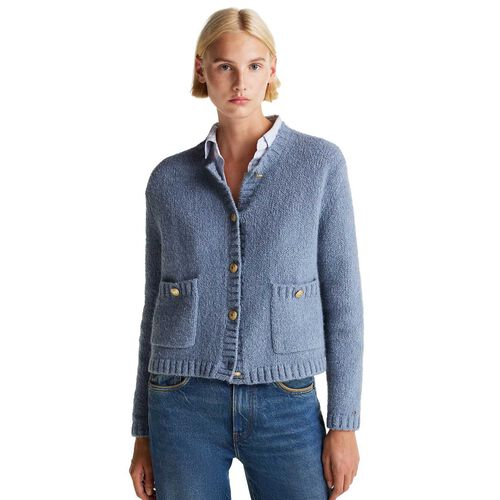 Tommy Hilfiger Textured Gold Button Lady Jacket